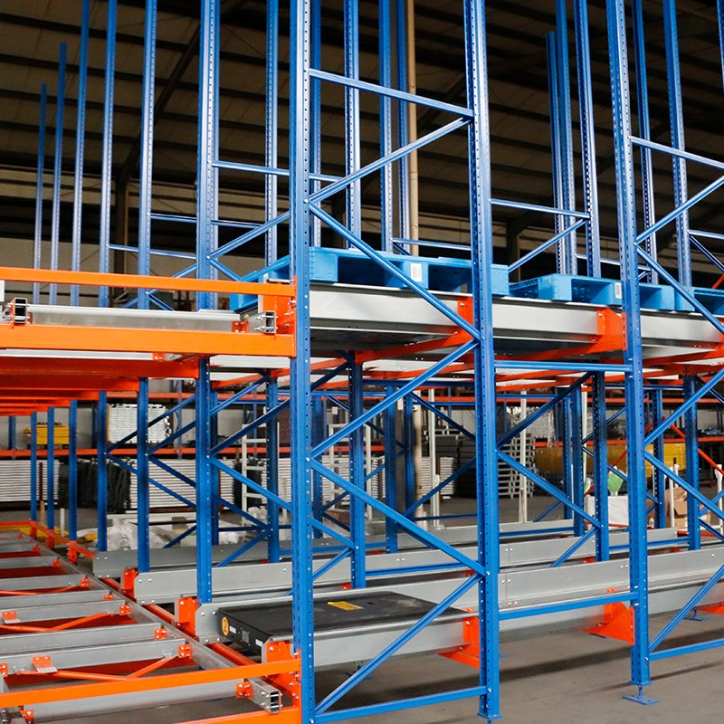 2024 Automated Warehouse Storage Radio Shuttle Pallet Racking System for High Density Warehouse