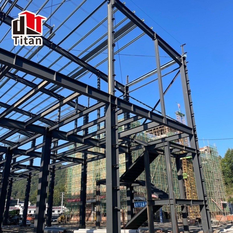 Fireproof Rock Wool Prefabricated Steel Structure Warehouse for Safety Storage