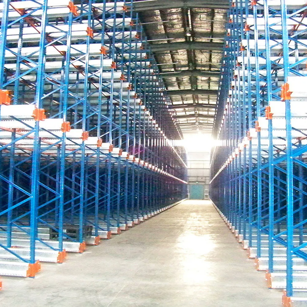 High Density Heavy Duty Radio Shuttle Pallet Racking System for Warehouse Storage