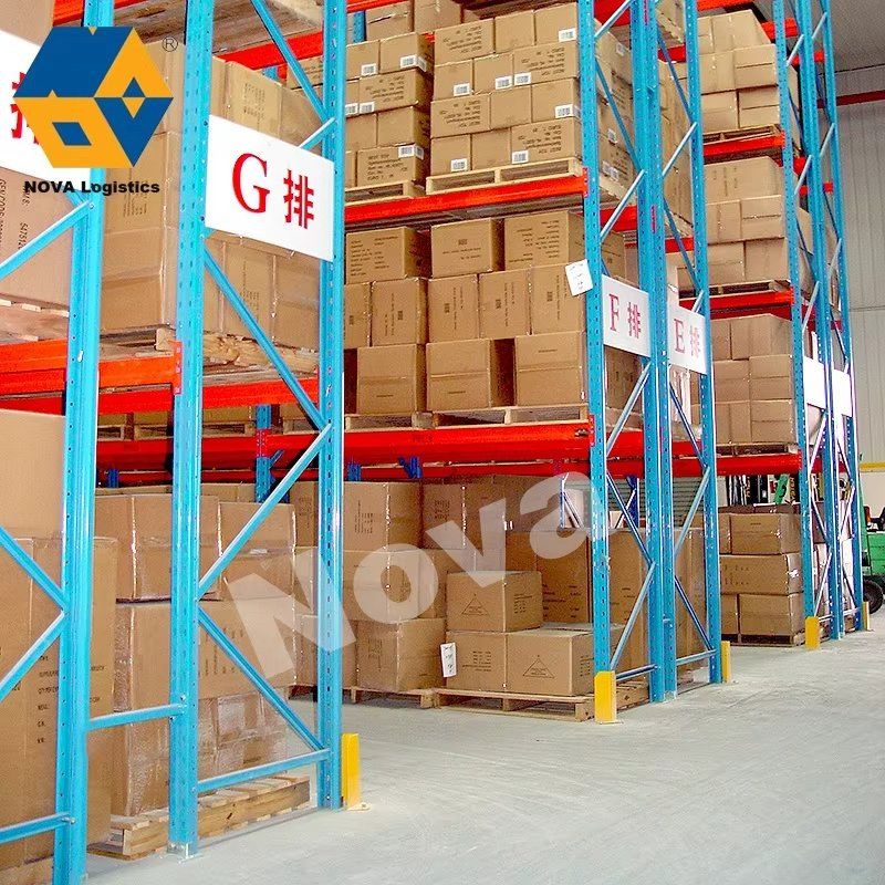 Warehouse Storage Rack System CE Certificated Heavy Duty Pallet Racking with High Density