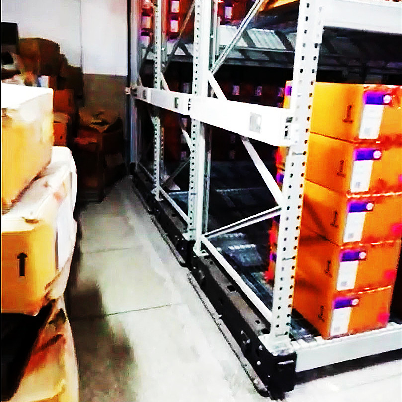 Heavy Duty Motorized Trackless Mobile Shelving Storage System