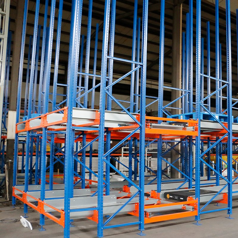 High Density Warehouse Automated Retrieval Storage Radio Shuttle Pallet Rack Radio Shuttle Racking System