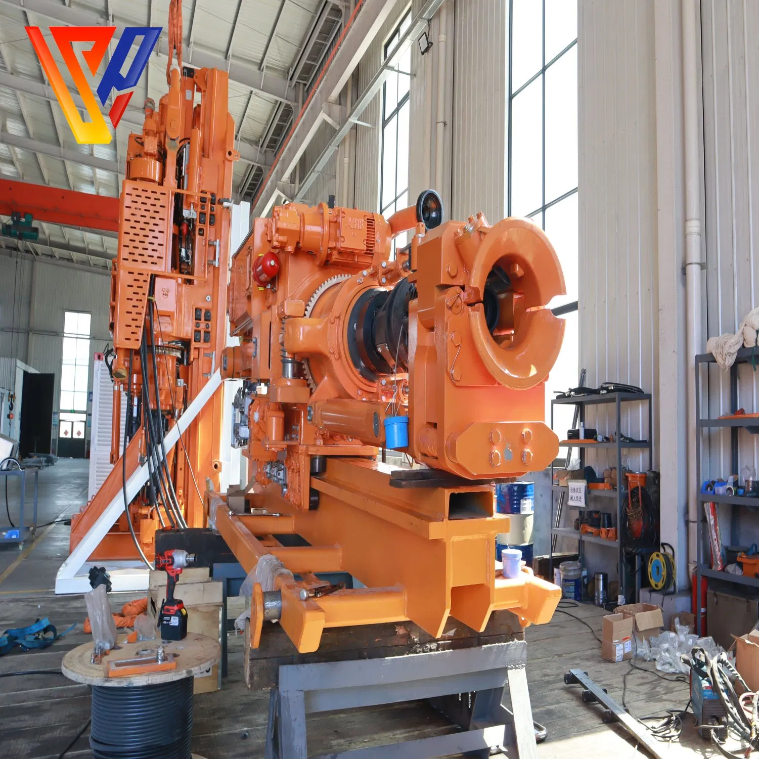 Dq50b Gear-Rack Ibop Actuator Top Drive with Cushioned Spring Protection