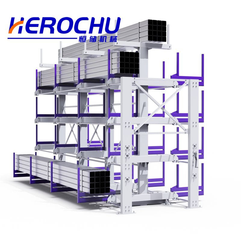 Interchangeable Manual-Electric Sliding Arm Pipe Storage System