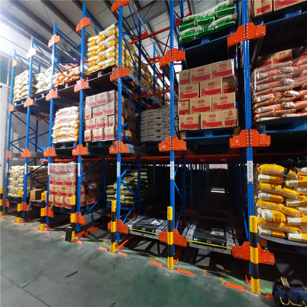 Push Back Drive in Pusher Mobile Racking System for Rack Shelf Shelves Shuttle Rack