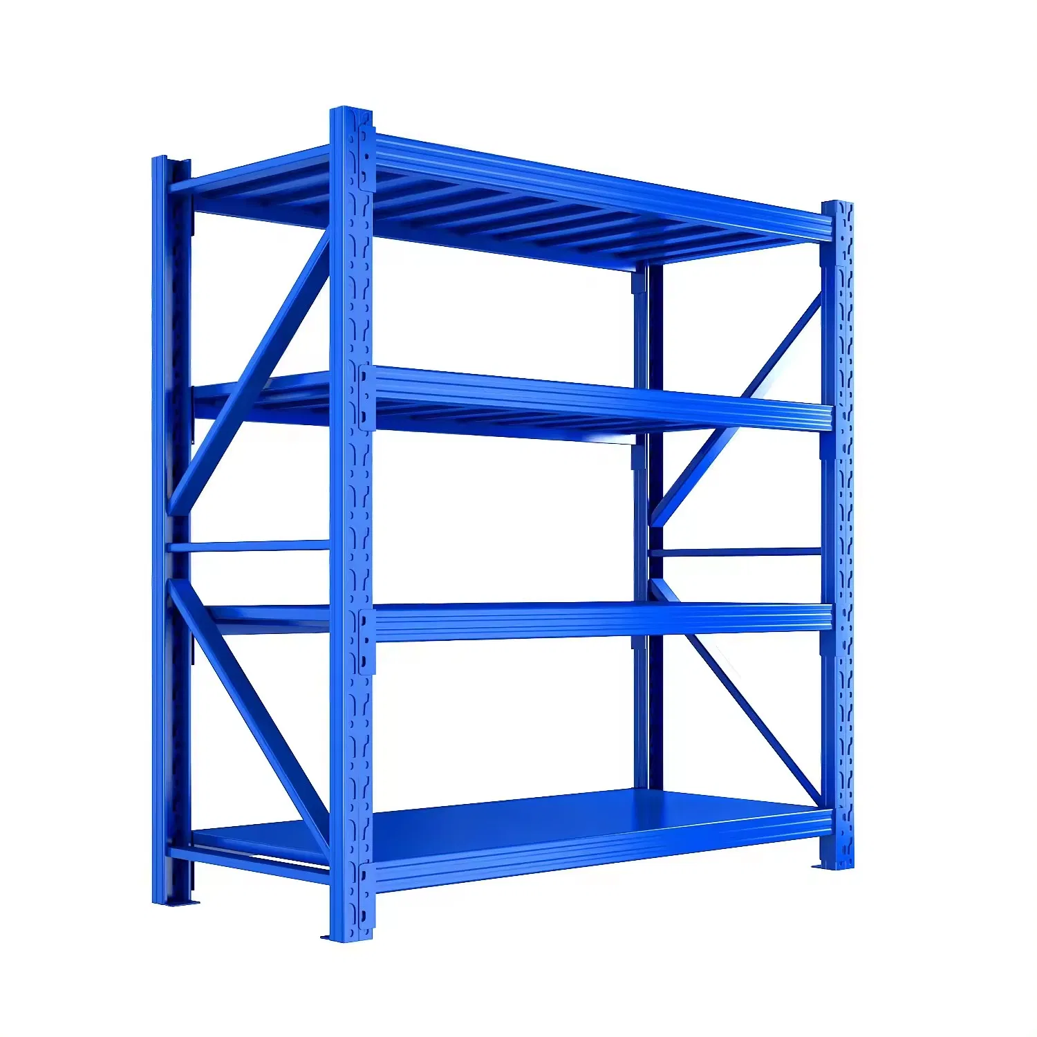 Customized Industrial Steel Storage Adjustable Medium Duty Shelf for Garage Warehouse