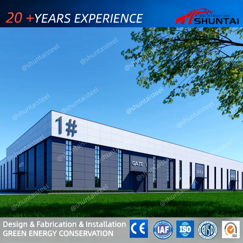 Building Material Steel Structure Logistics Hub Safety Tech Warehouse