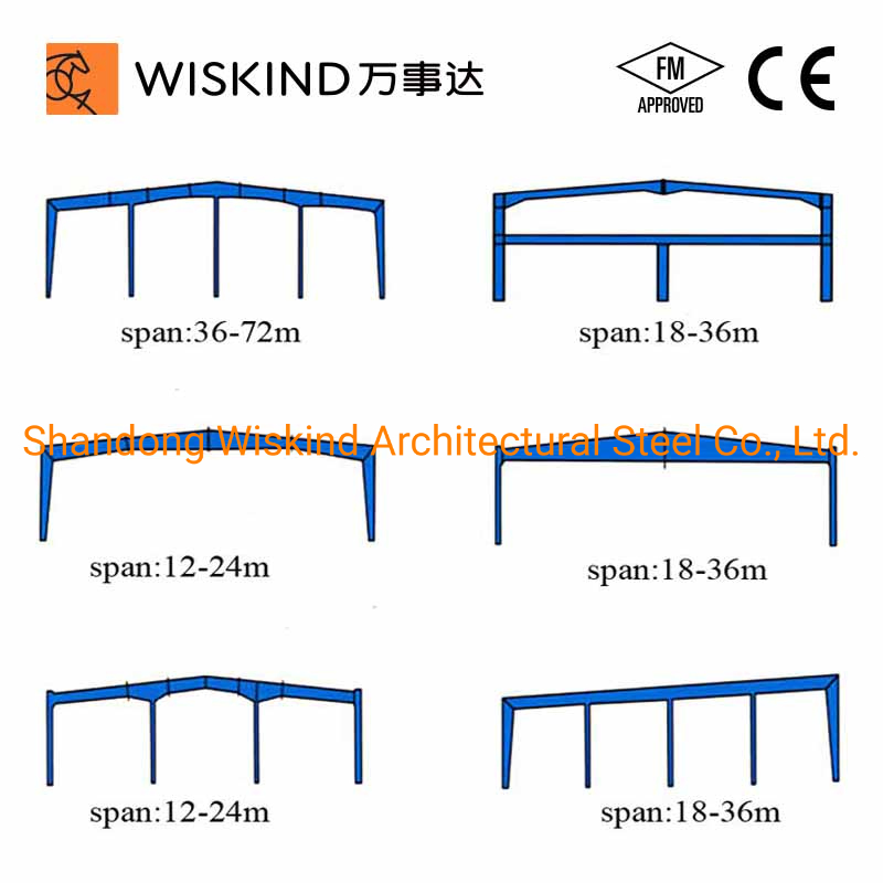 Practical Senior Colord Q345b Prefabricated Safety Steel Storage Warehouse