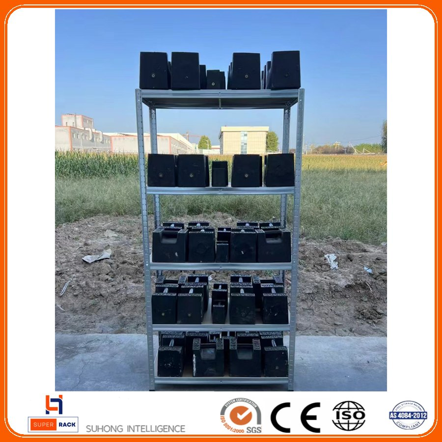 Wholesale Adjustable Stacking Boltless Metal Supermarket Store Shelves Rivet Galvanized Steel Storage Shelf