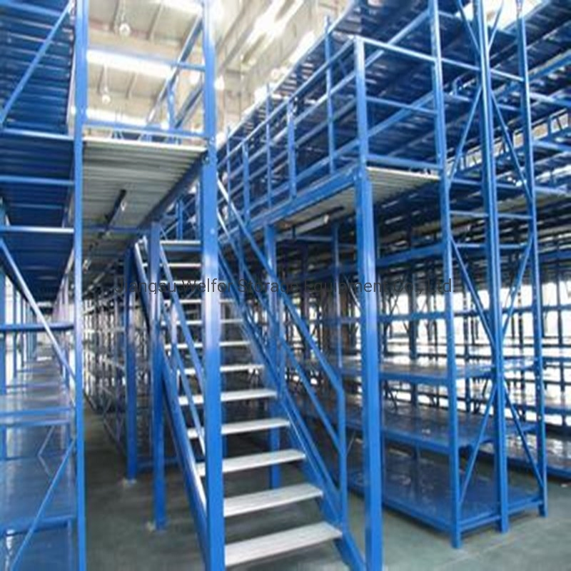 Heavy Duty Metal Multi-Level Shelving for Industrial Warehouse Storage