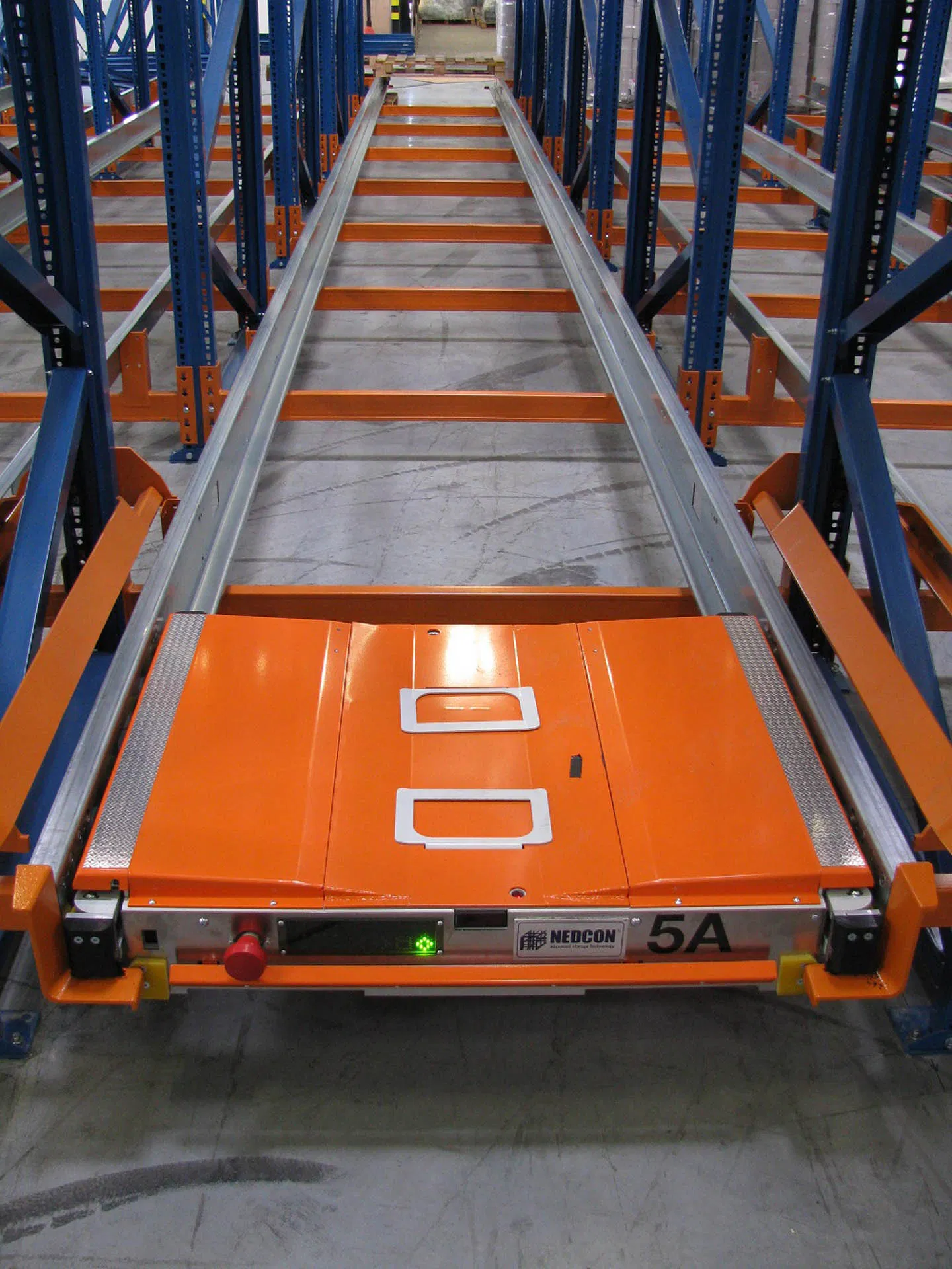 High Density Asrs System Flexible Heavy Duty Radio Two Direction Shuttle Racking System