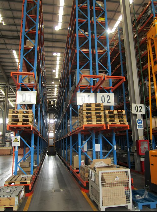 Wlb Trademarked Selective Pallet Racking System with Variable Section Sizes
