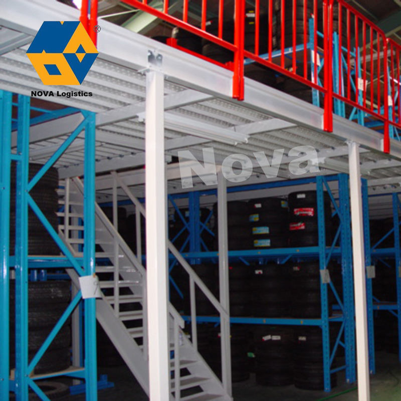 Heavy Duty Industrial Mezzanine Shelving with ISO9001 Certification
