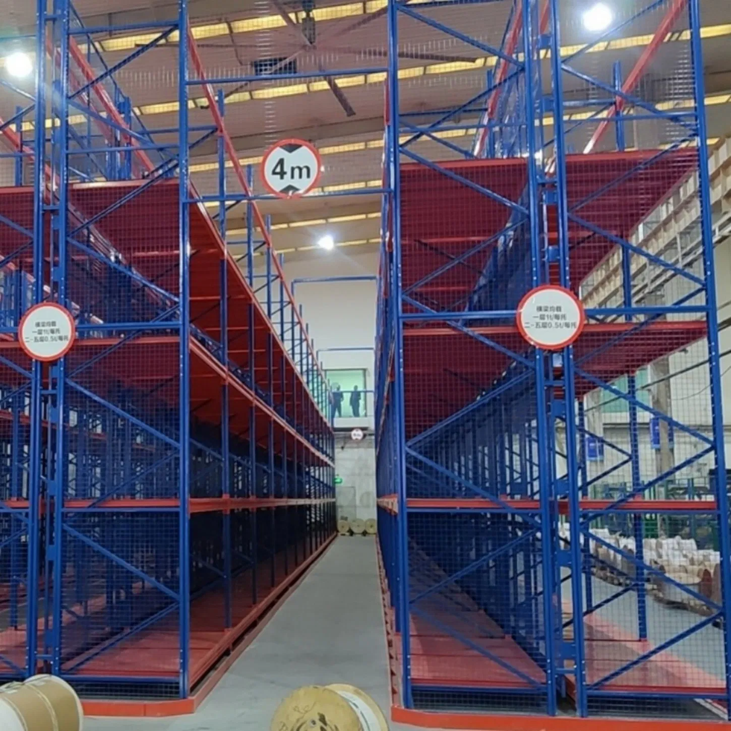 Powder Coated Adjustable Cantilever Racking System for Lumber and P Storage