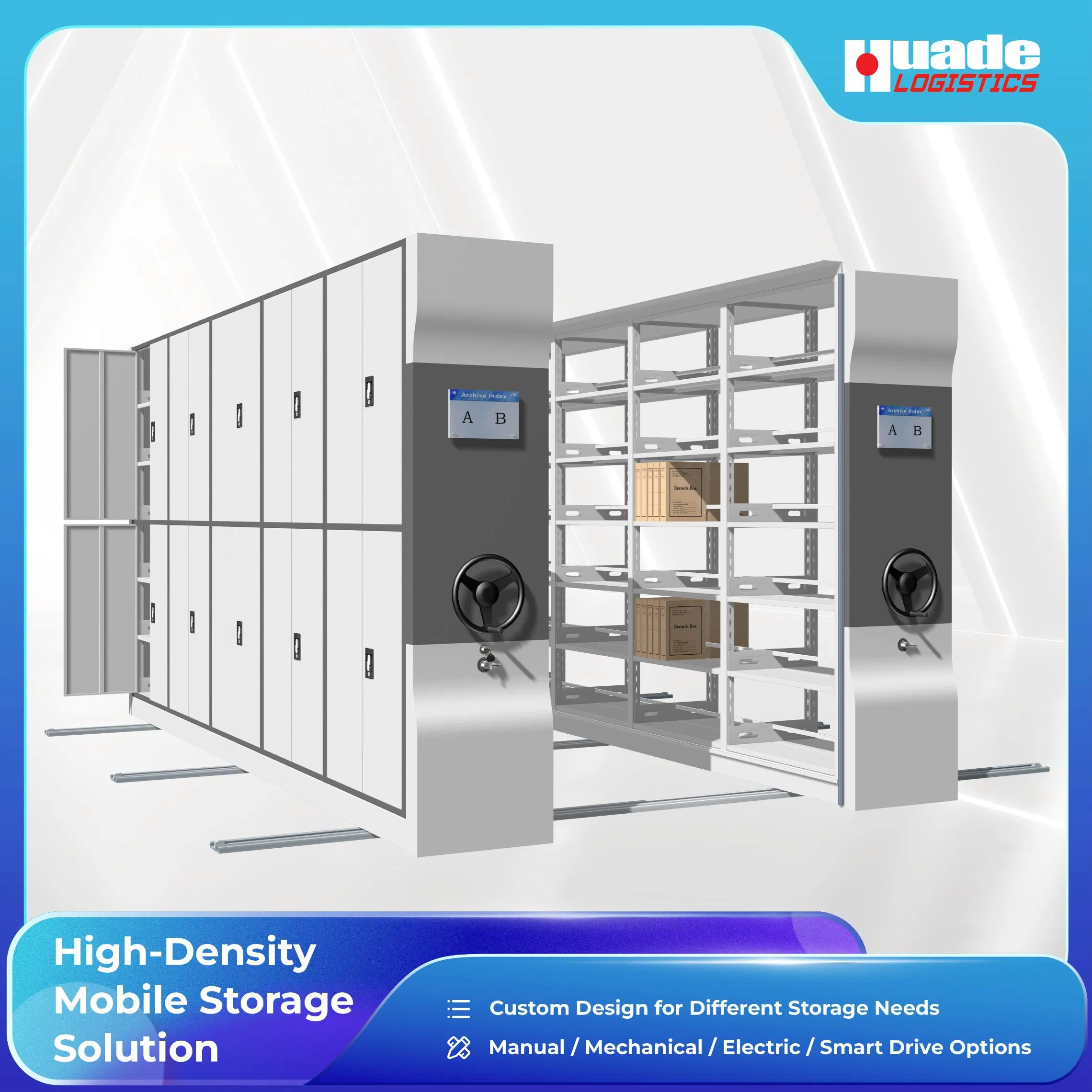 Mobile Shelving Systems for Secure Cold Storage and Warehouse Facility