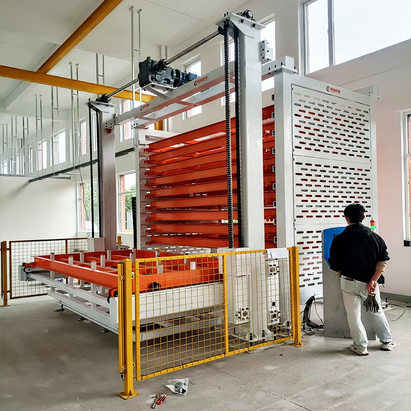 Laser-Cut Steel Plate Intelligent Automated Sheet Metal Storage