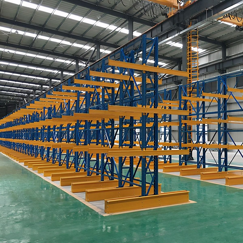 Professional Cantilever Storage System for Long and Bulky Materials with Adjustable Arms and Double Sided Design Manufacturer