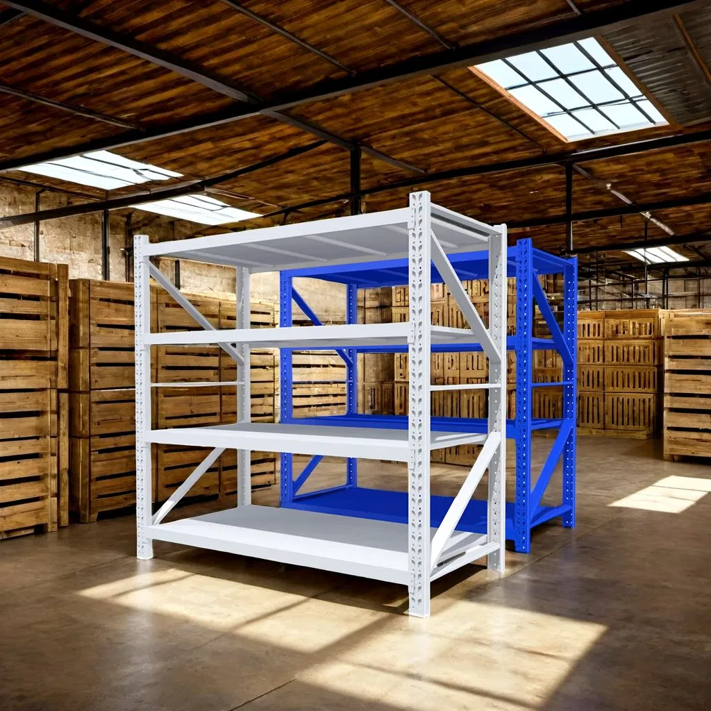 Leading Factory Industrial Heavy Duty Metal Shelving Display Shelf for Warehouse Storage