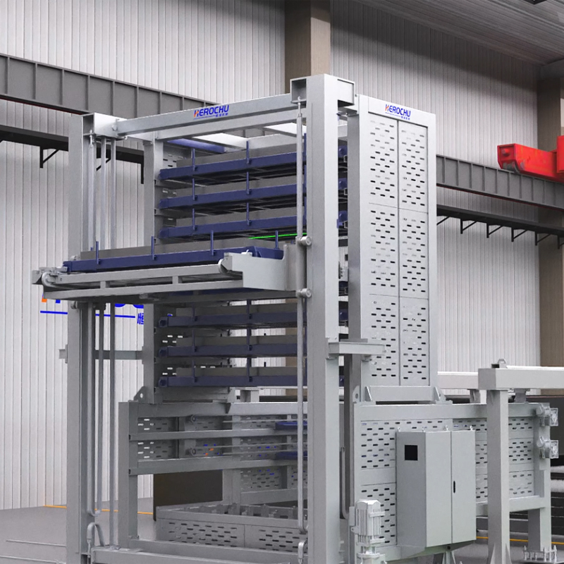 High-Capacity Automated Sheet Metal Storage Warehouse