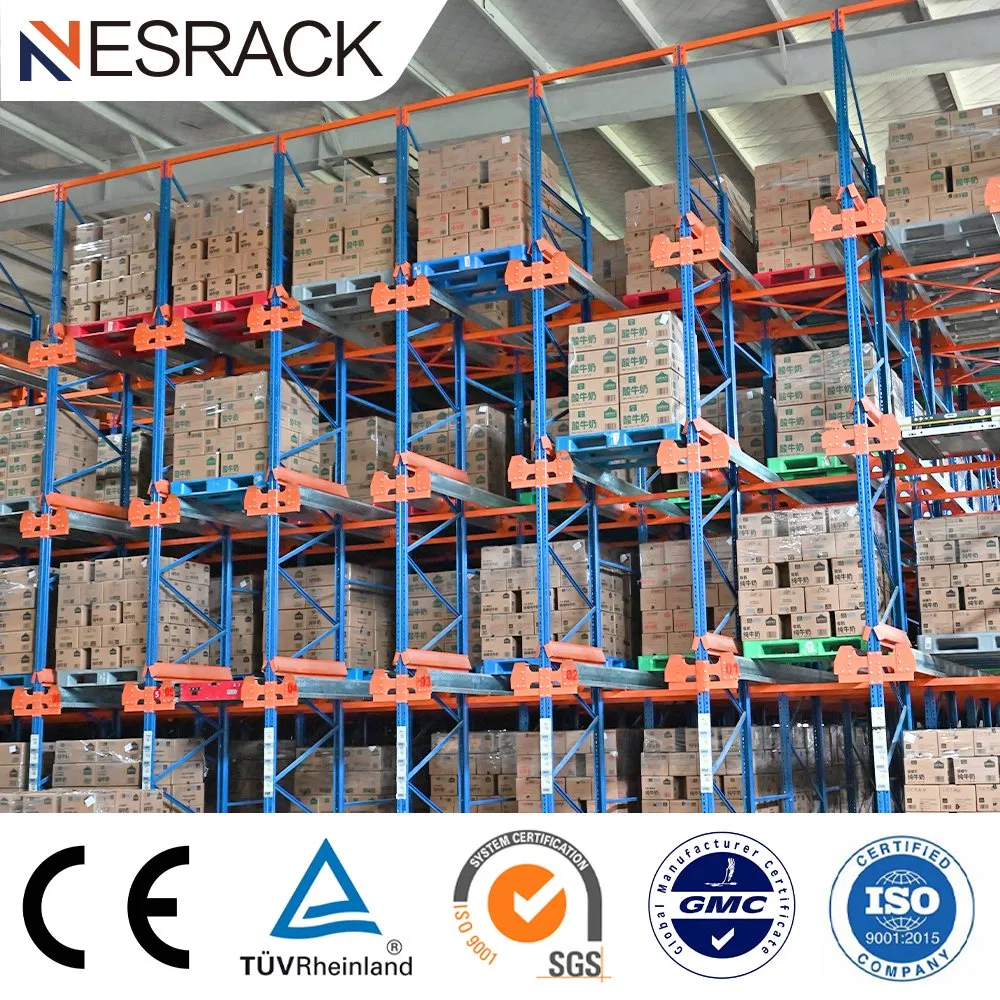 Fifo or Lifo Automatic Radio Shuttle Racking System for Warehouse Storage