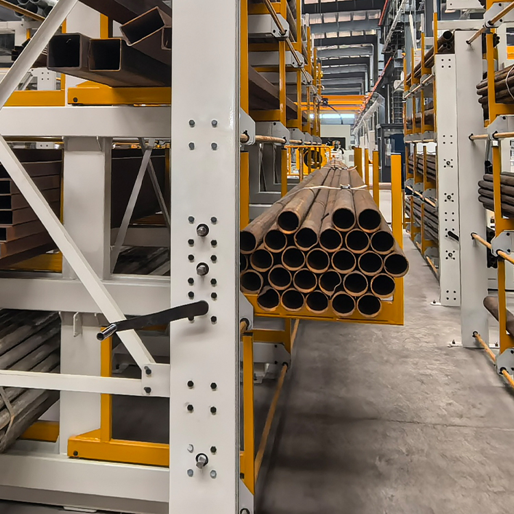 Space Saving Telescoping Cantilever Racking System