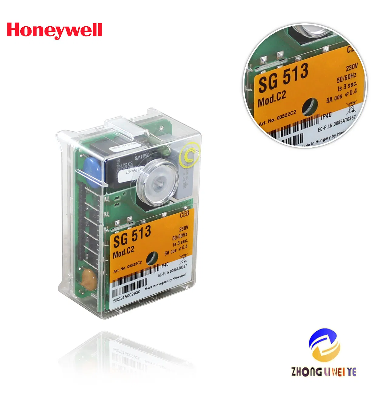 Original Genuine Accessories for The Honeywell Combustion Controller Burner. Full Range of Industrial Burner Accessories Sold by Mmg. Mmi. Sg. Sh Series China