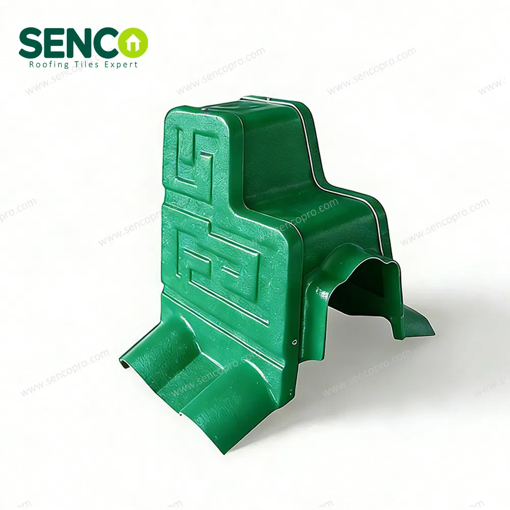 Windproof Corrosion Proof PVC Resin Tile Accessory ASA Synthetic Resin Roof Valley Fitting Seamless for Industrial Commercial New Roof Construction