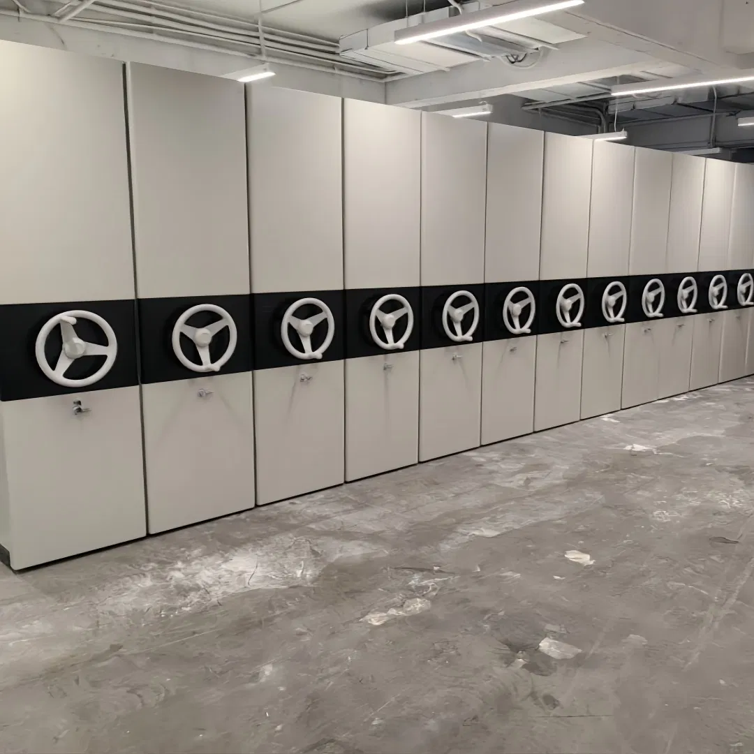 Compact Mobile Shelving System for Efficient Archive Storage High-Density Mobile Systems Manual Mobile Shelving Compact Shelving