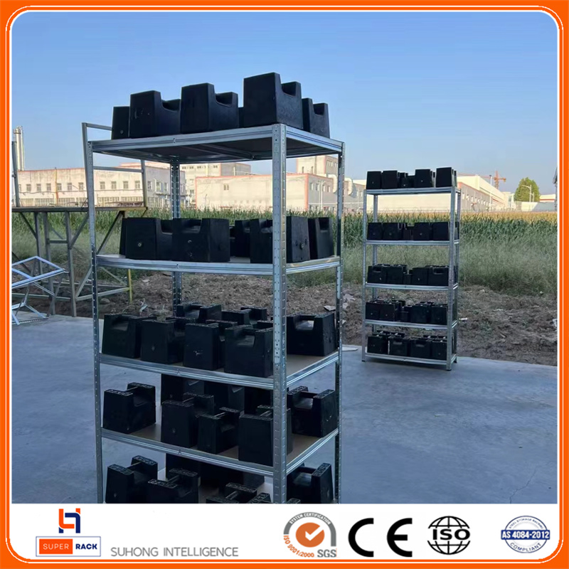 Adjustable Light Duty Lndustrial Steel Storage Robotics Asrs Solution Shelf Shelving Rack, Boltless Rivet Metal Warehouse Garage Shelf Manufacturer