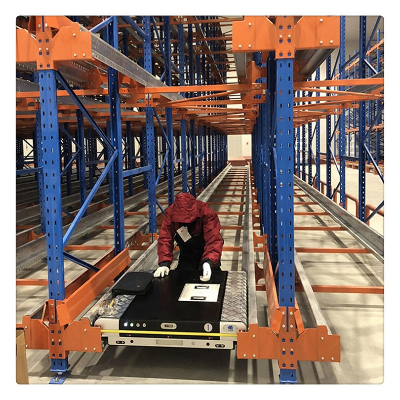 High Density Warehouse Rack Pallet Shuttle Rack Anti-Corrosion Radio Shuttle Racking System with CE