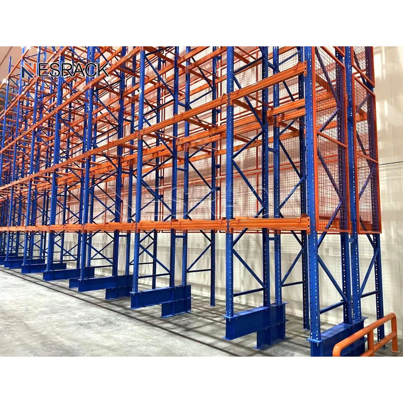 Selective Adjustable Steel Heavy Duty Pallet Rack Double-Deep Rack System for Warehouse Storage