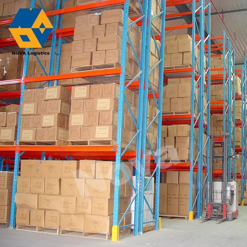 Warehouse Storage Rack System CE Certificated Heavy Duty Pallet Racking with High Density