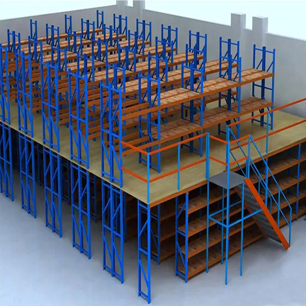 Wholesale Multi-Layer Cantilever Racking System with Mezzanine Floor