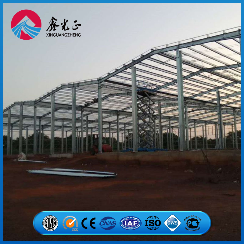 Roof Maintenance Walkway Safety Arrangement Prefab/Prefabricated Metal Construction Steel Structure Storage Warehouse