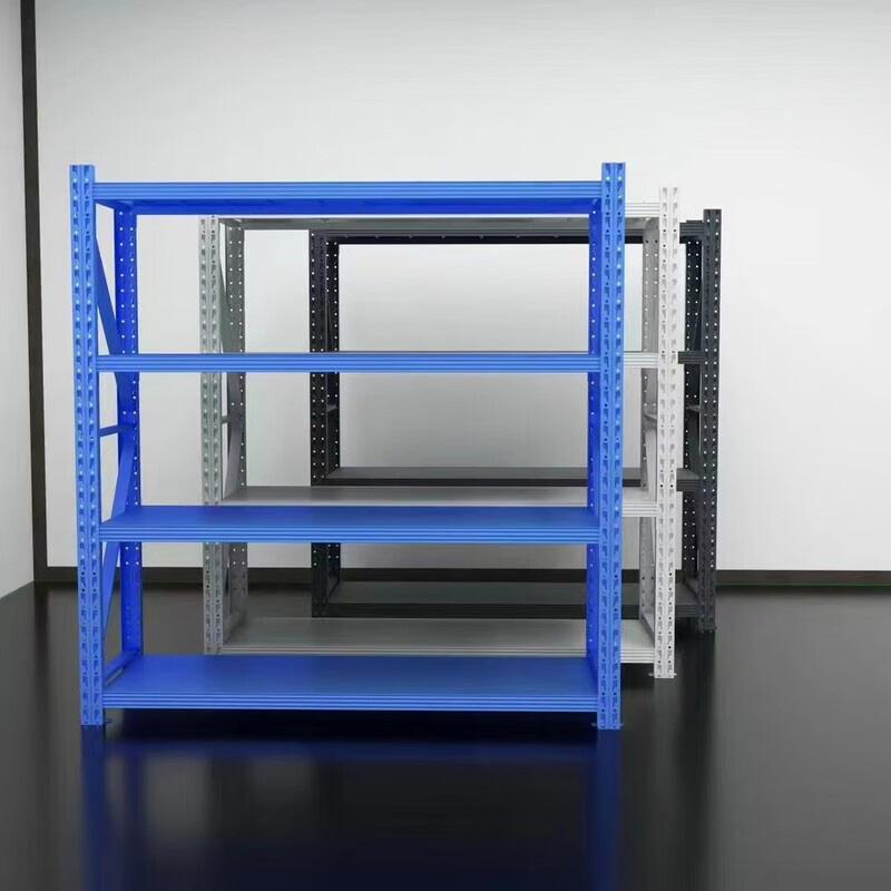 Light Medium Duty Adjustable Steel Storage Shelving for Industrial Warehouse Storage