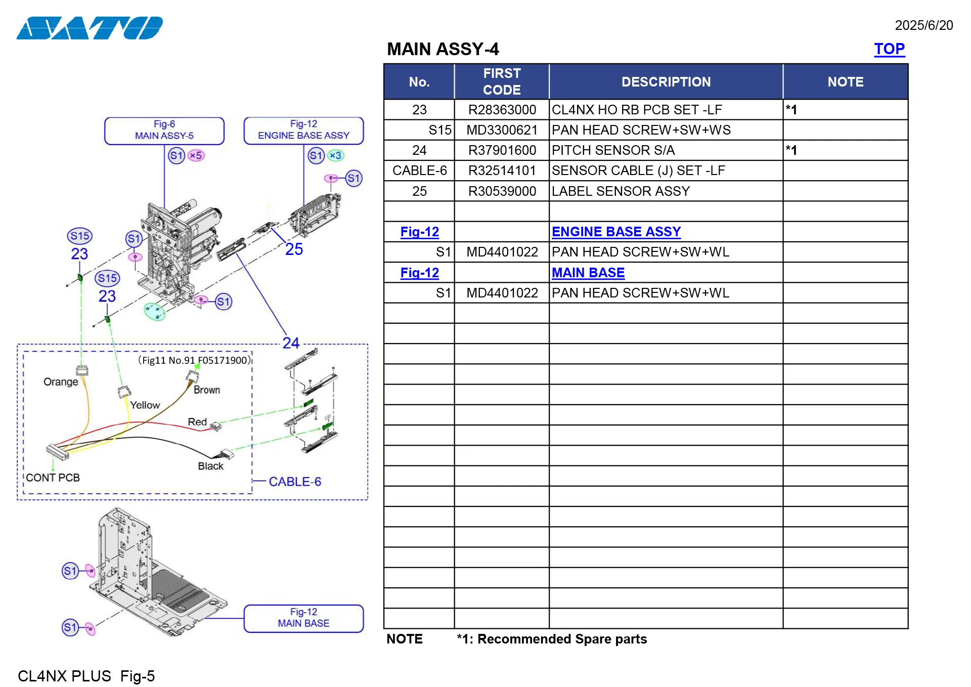 Sato Cl4nx Plus Timing Belt View 4