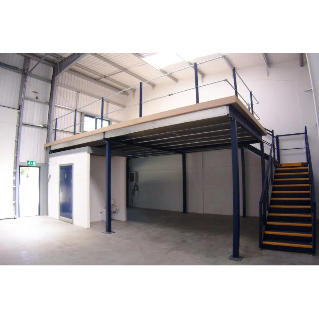 SP166 Steel Metal Plate Warehouse Storage Materials Mezzanine Floor System