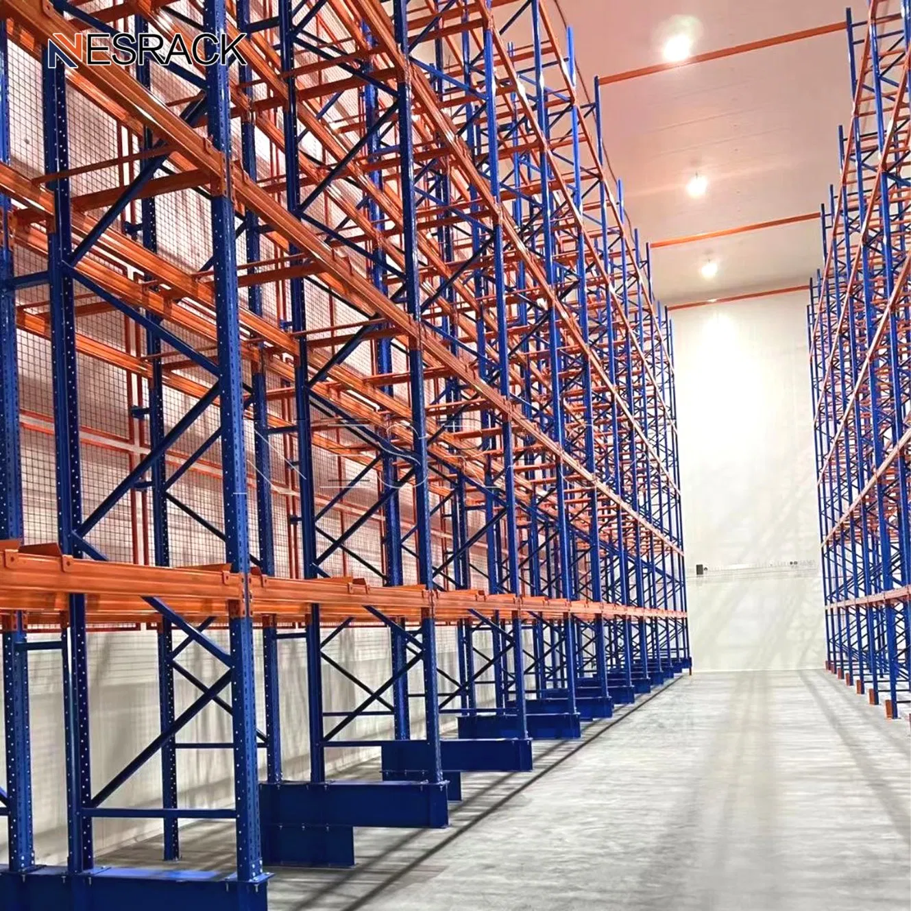 Selective Adjustable Steel Heavy Duty Pallet Rack Double-Deep Rack System for Warehouse Storage