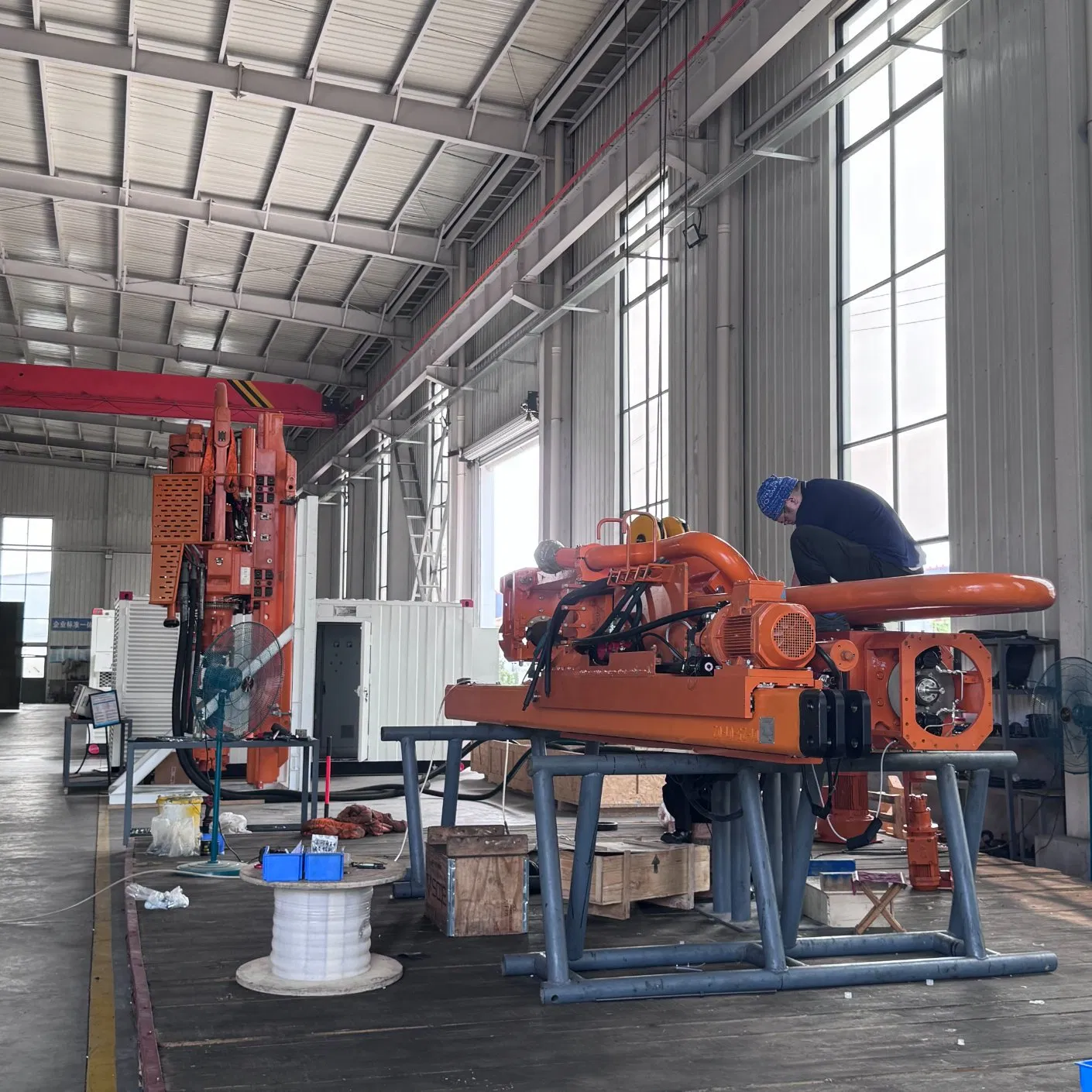 Dq50b Gear-Rack Ibop Actuator Top Drive with Cushioned Spring Protection