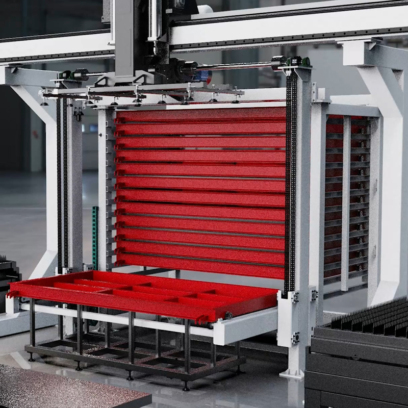 Space-Saving Automated Sheet Metal Storage Racking System