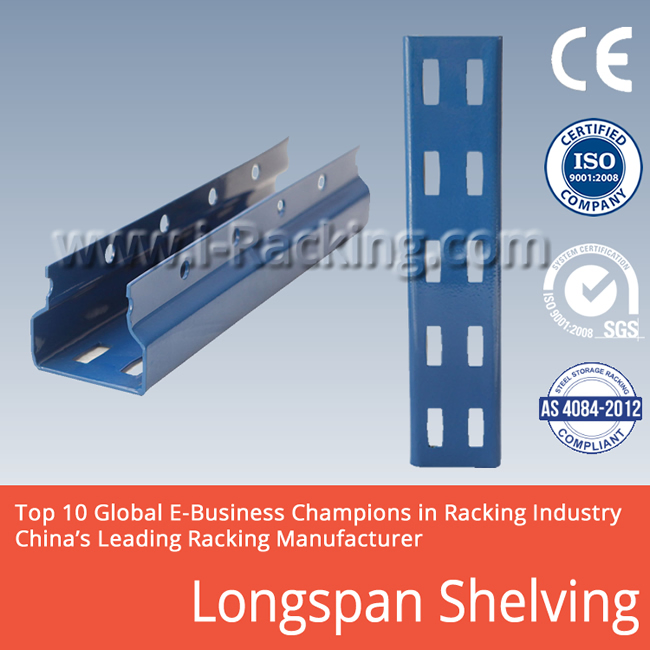 Heavy Duty Longspan Warehouse Shelf for Industrial Storage Solutions