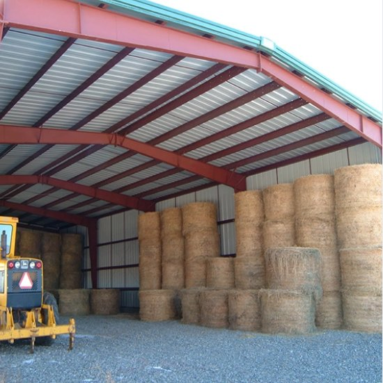 Customizable Steel Hay Storage Warehouse with Earthquake Safety Features