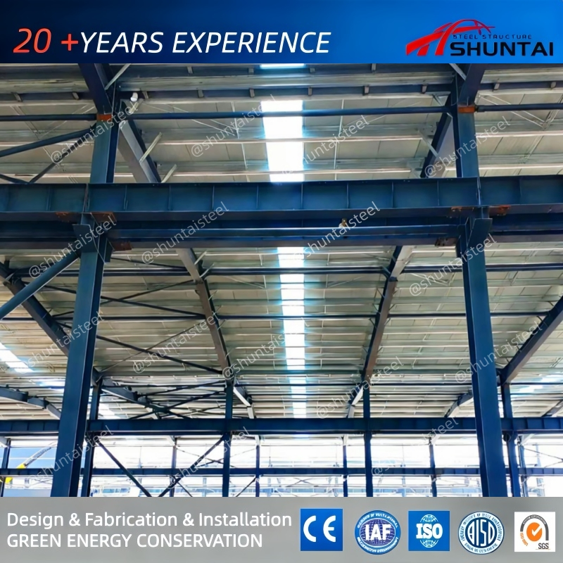 Building Material Steel Structure Logistics Hub Safety Tech Warehouse