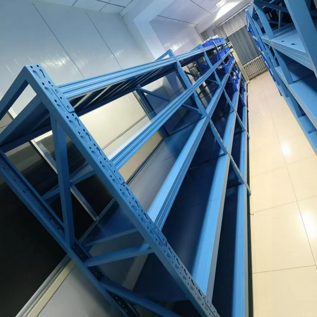 High Rise Heavy Duty Racking System Compatible with Narrow Aisle Forklift Equipment