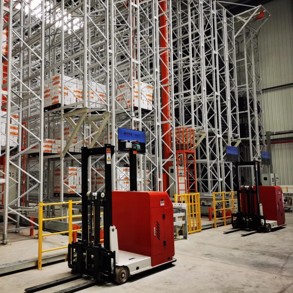 High-Density Automated Pallet Asrs Storage System for Frozen Food Cold Storage Warehouse