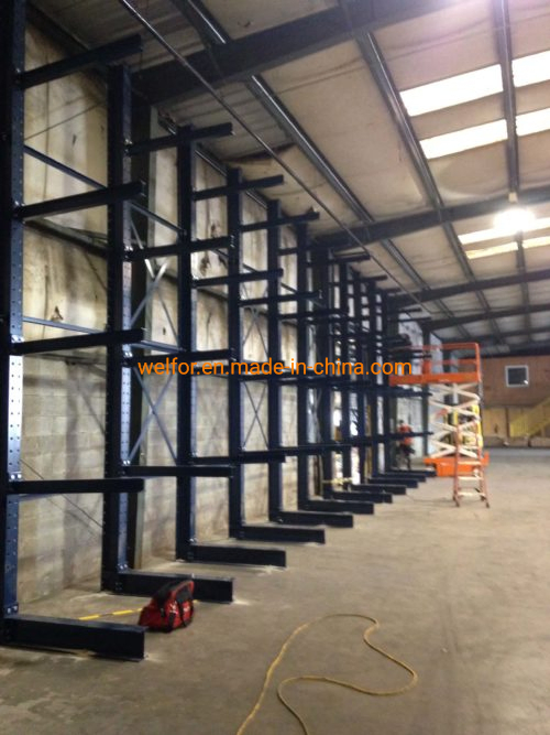 Heavy Duty Cantilever Arm Rack System Load Capacity 500kg Each Arm