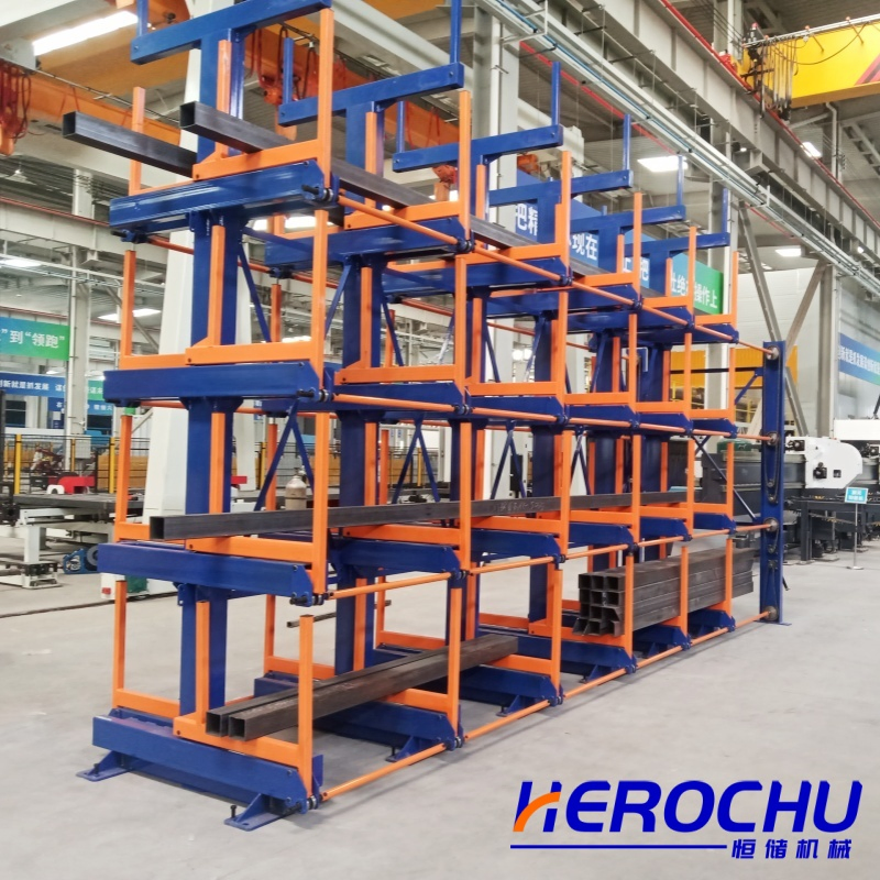 Sliding Cantilever Metal Pipe Rack System