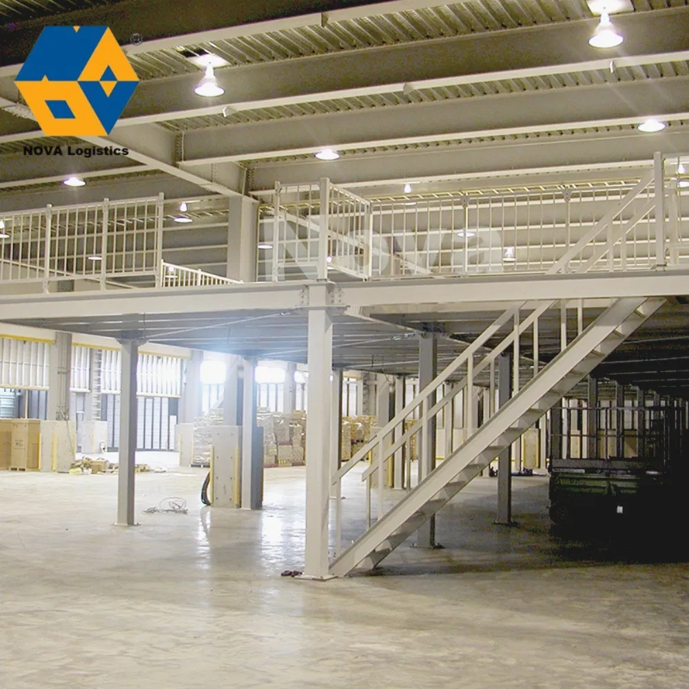 Industrial Steel Platform Structure Warehouse Storage System with Stairs