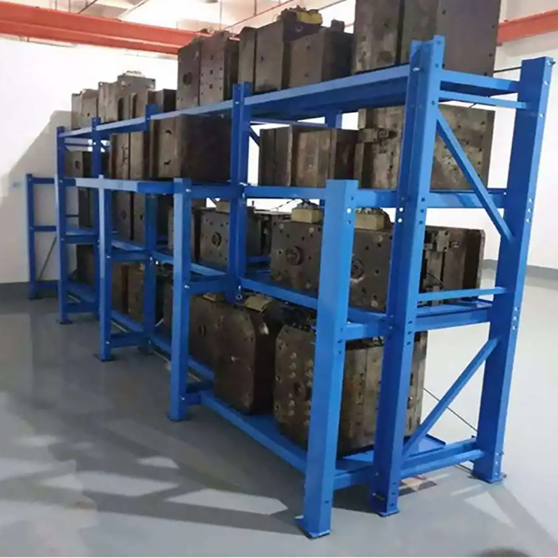 High Strength Boltless Rivet Shelving for Warehouse Logistics, Easy to Assemble and Reconfigure, Medium Duty Load