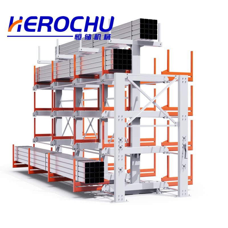 Interchangeable Manual-Electric Sliding Arm Pipe Storage System